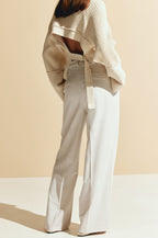 Gisel | Women Pleated Wide-Leg Trousers