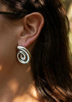 Ethyl | Women's Spiral Design Earrings