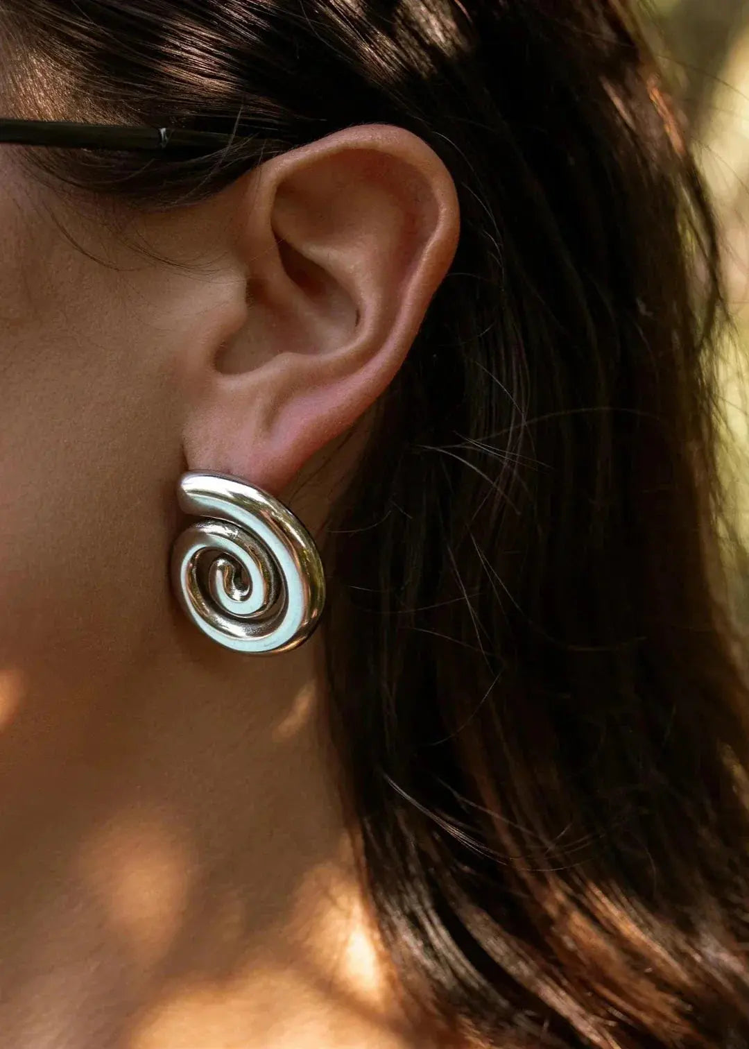 Ethyl | Women's Spiral Design Earrings