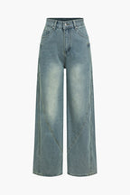 Melanie Wide-Leg Denim Jeans for Women