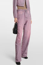 Zayda | Women's Distressed Wide-Leg Jeans