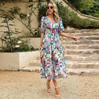 Yuna | Flowy Women's Floral Maxi Dress