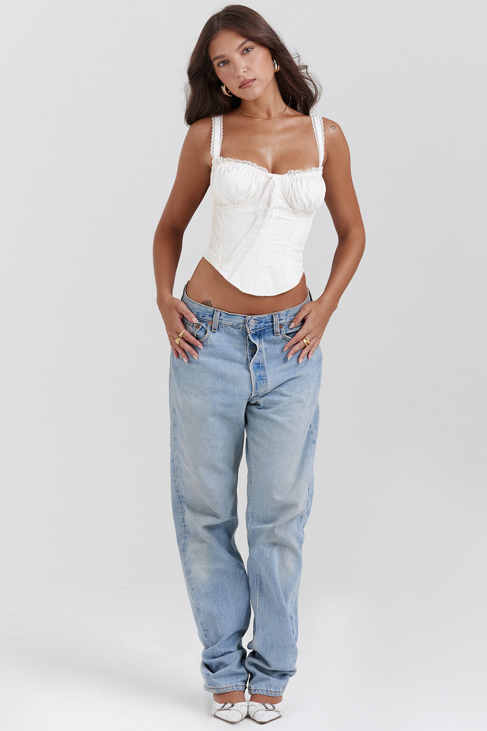 Breann | Elegant Women's Lace Corset Top