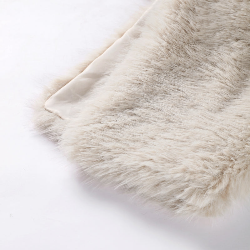 Blake Glamorous Faux Fur Cropped Jacket for Women