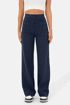 Sanai High-Waisted Wide Leg Trousers for Women