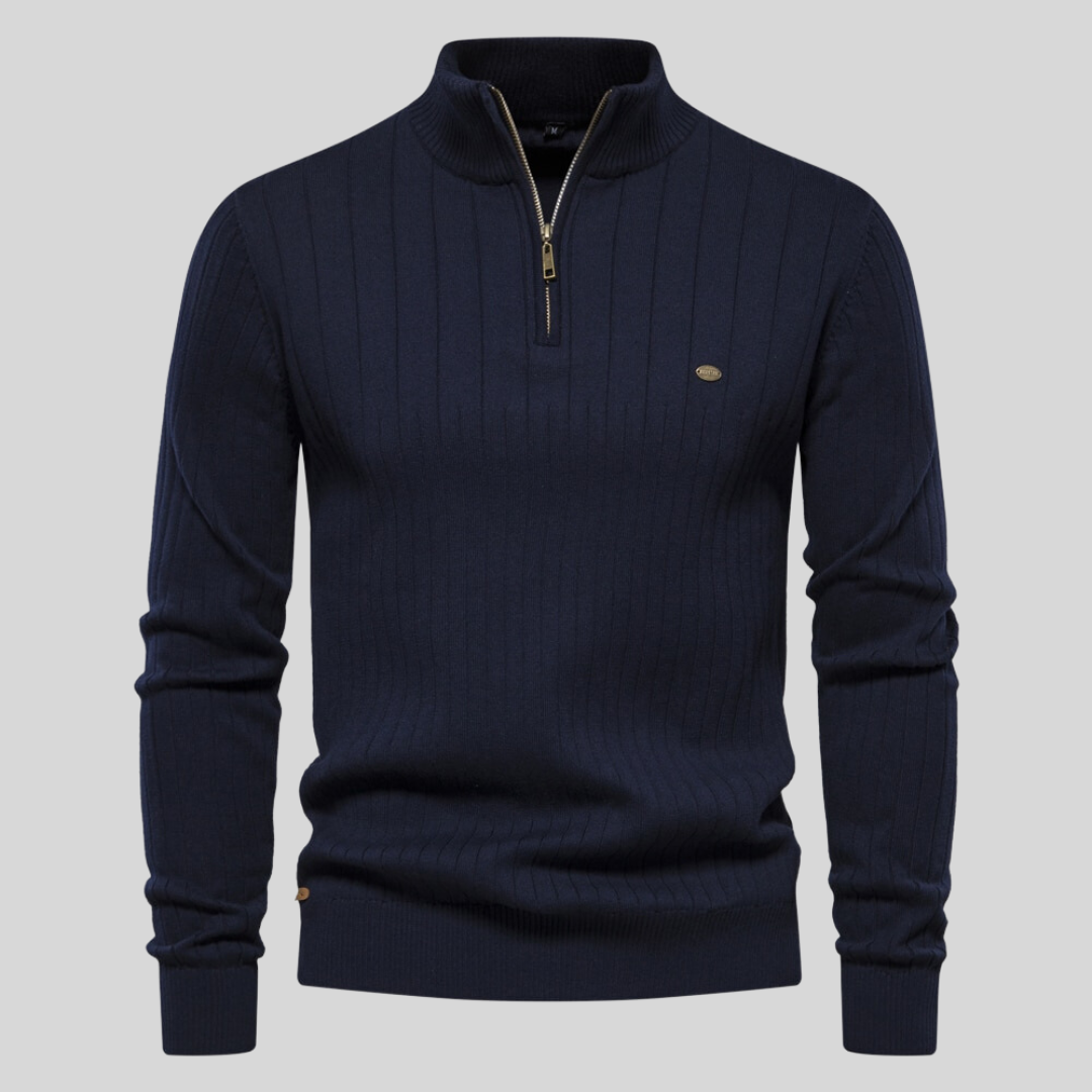 Houston | Men's Half-Zip Mock Neck Sweater