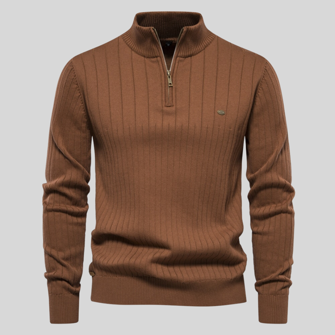 Houston | Men's Half-Zip Mock Neck Sweater