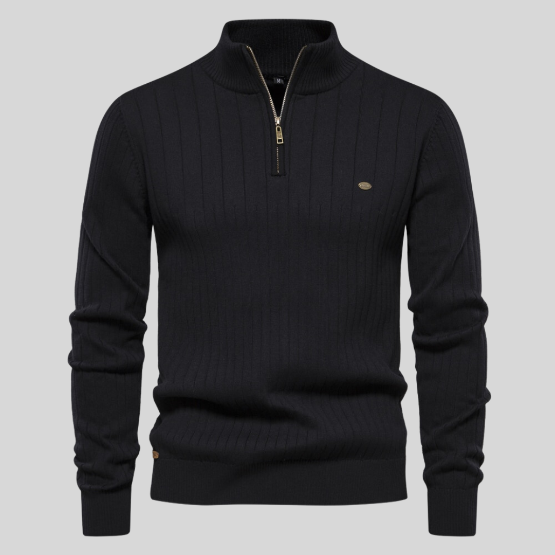 Houston | Men's Half-Zip Mock Neck Sweater