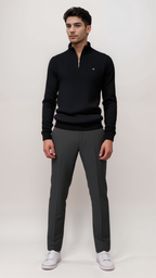 Houston | Men's Half-Zip Mock Neck Sweater