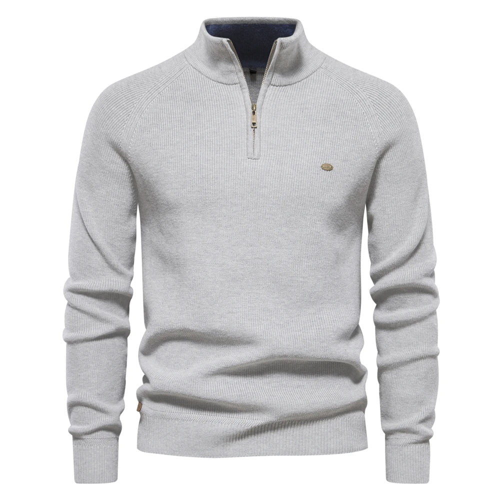 Houston | Men's Half-Zip Mock Neck Sweater