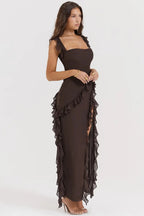 Irina | Elegant Women's Ruffled Maxi Dress