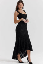 Ashli Off-Shoulder Lace Evening Dress for Women