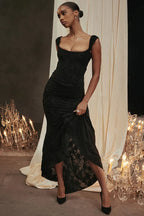 Ashli Off-Shoulder Lace Evening Dress for Women