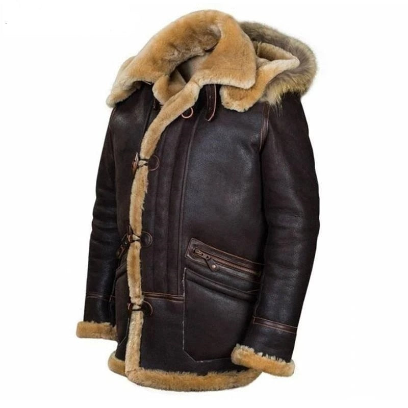 Davie Shearling-Lined Parka Jacket for Men