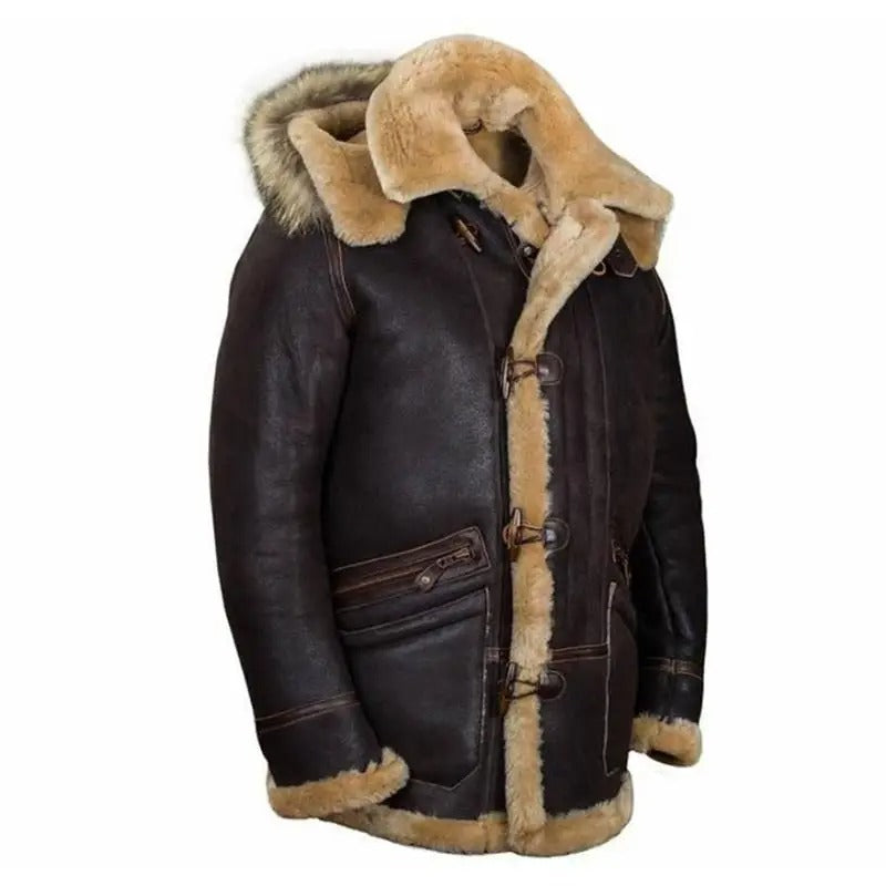 Davie Shearling-Lined Parka Jacket for Men