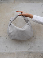 Tegan Woven Leather Handbag | Chic Everyday Style for Women