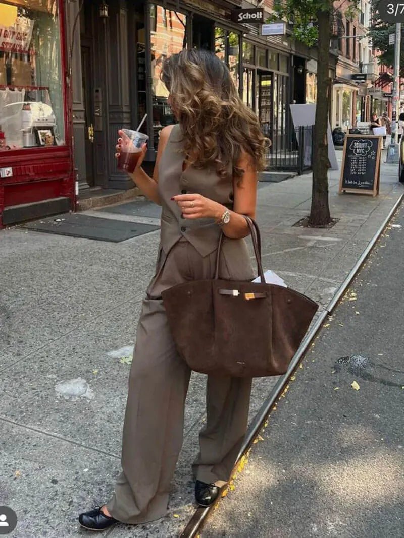 Gale | Women's Chic Suede Tote Bag