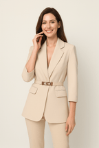 Myah Detachable Belt Blazer | Women's Tailored Jacket