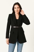 Myah Detachable Belt Blazer | Women's Tailored Jacket