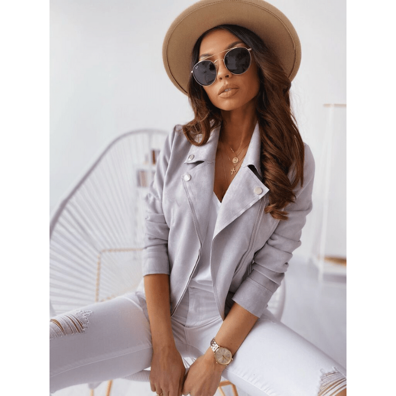 Tawnya | Women's Suede Moto Jacket