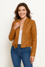 Letisha | Women's Faux Leather Jacket