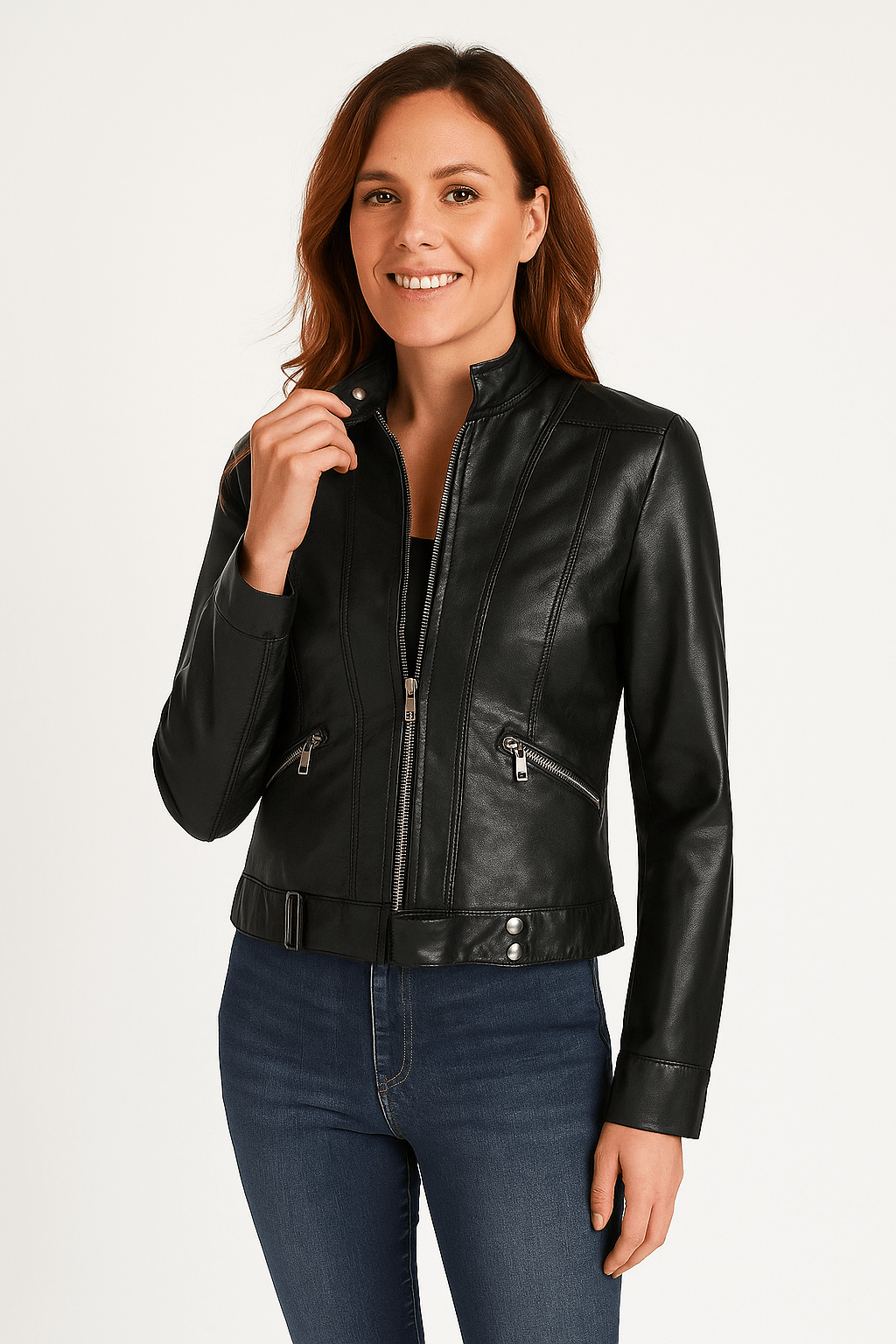 Caitlyn | Women's Faux Leather Jacket