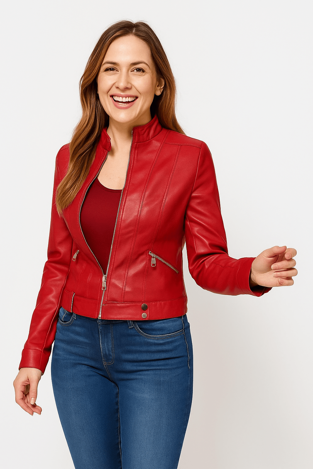 Letisha | Women's Faux Leather Jacket