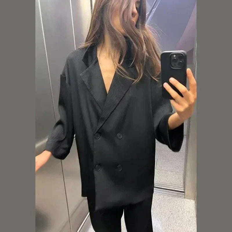 Tianna | Women's Blazer & Wide-Leg Trousers Set