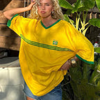 Jodie | Brazilian-Inspired Oversized Fan T-Shirt