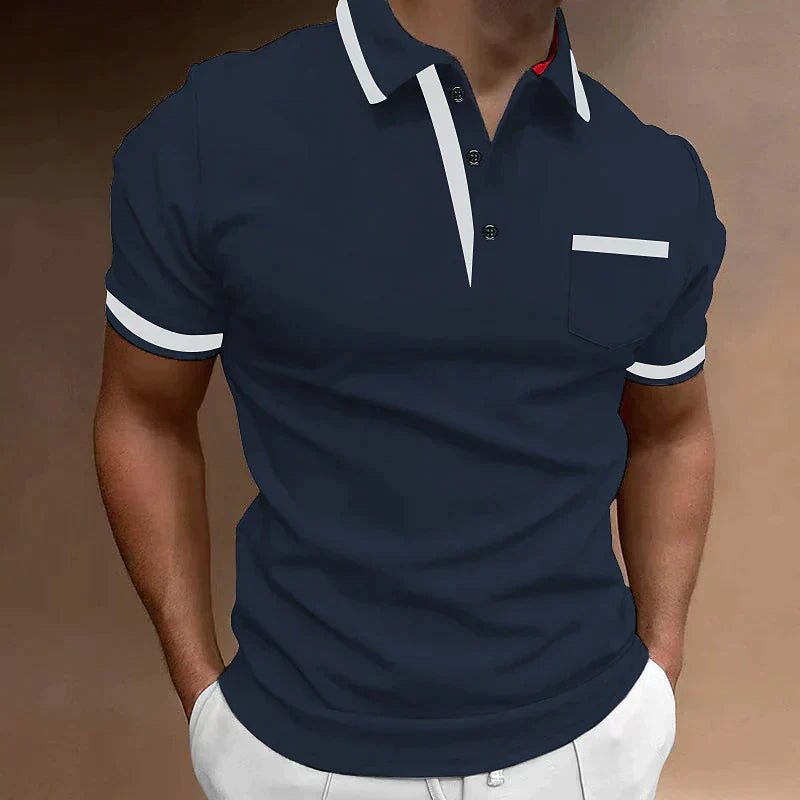 Hawthorne Men's Polo Shirt with Contrast Trim