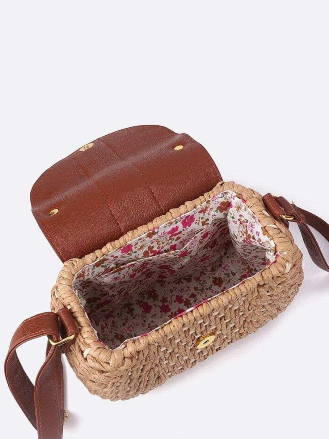 Valencia Woven Straw Crossbody Bag | Women's Summer Style