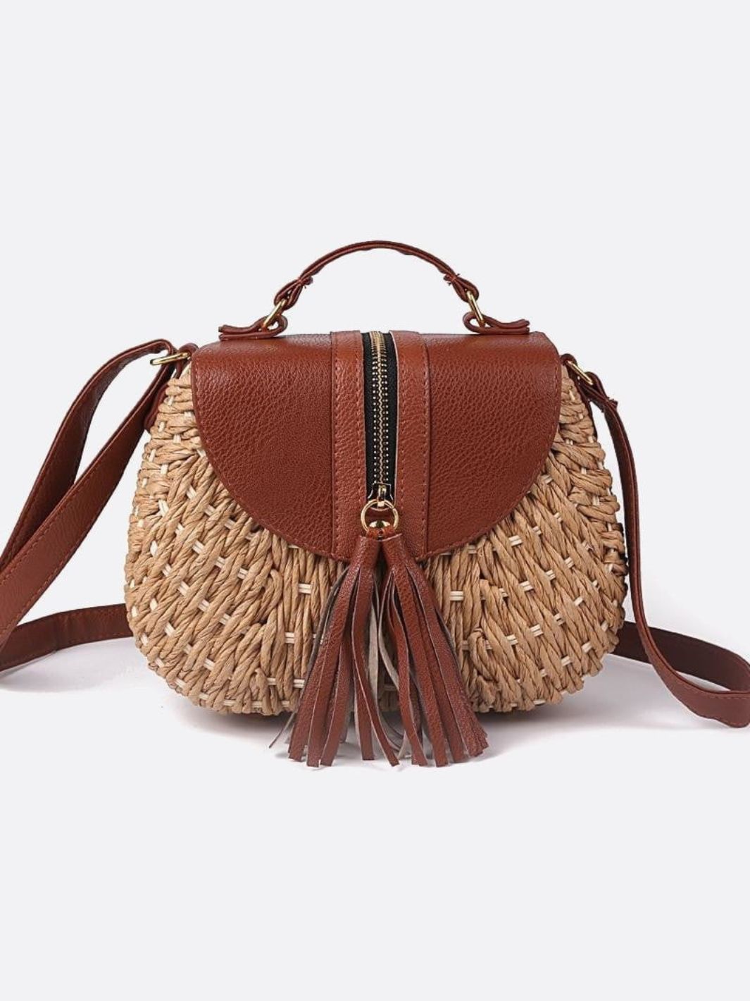 Valencia Woven Straw Crossbody Bag | Women's Summer Style