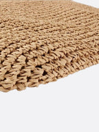 Delta | Women's Bohemian Fringe Straw Tote Bag