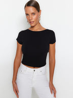 Olga | Chic Women's Boat Neckline T-Shirt