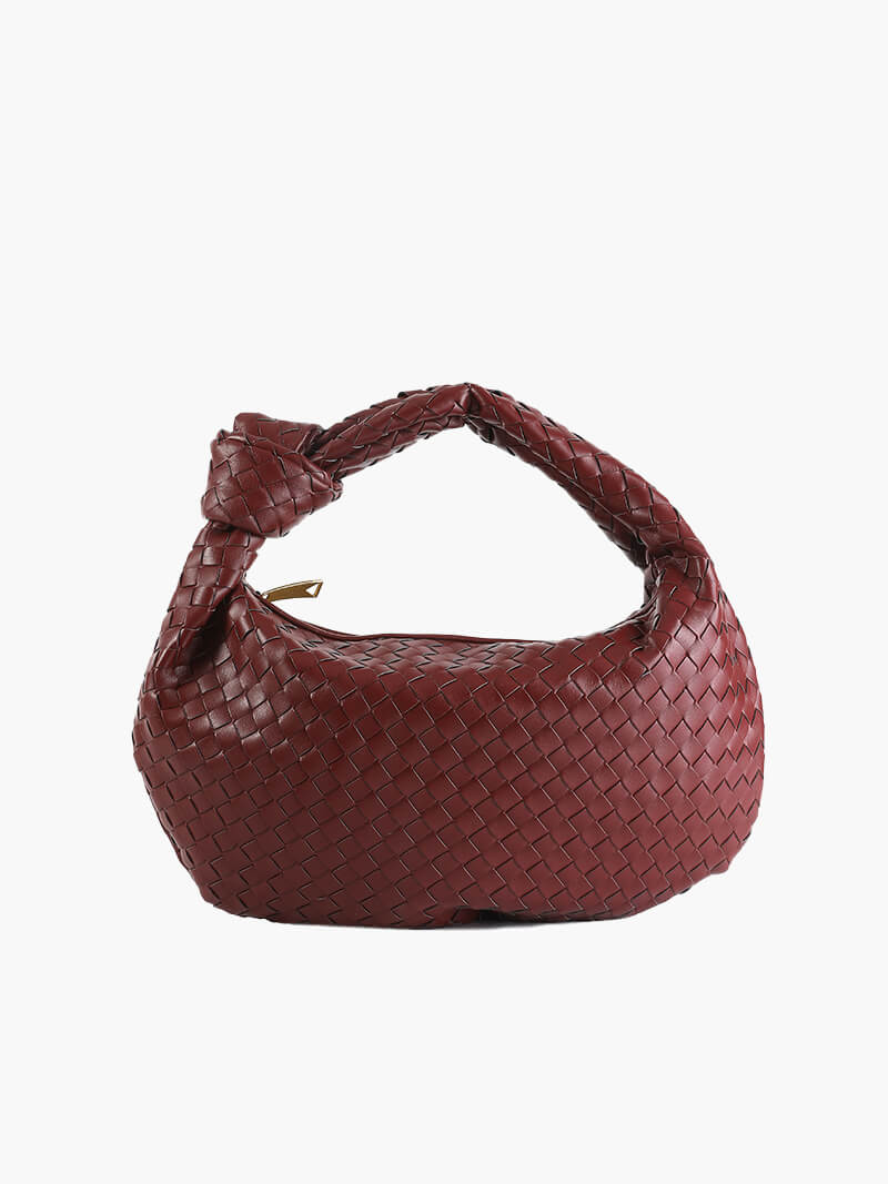 Tegan Woven Leather Handbag | Chic Everyday Style for Women
