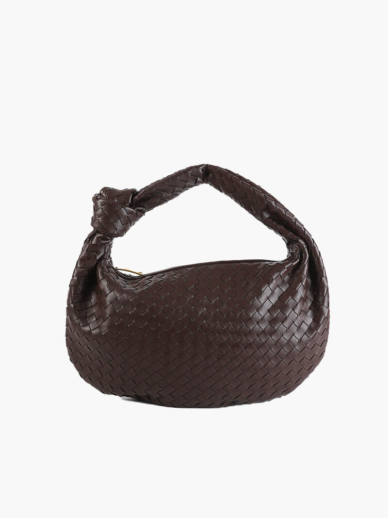 Tegan Woven Leather Handbag | Chic Everyday Style for Women
