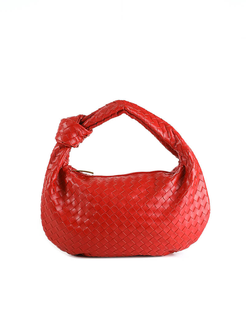 Tegan Woven Leather Handbag | Chic Everyday Style for Women