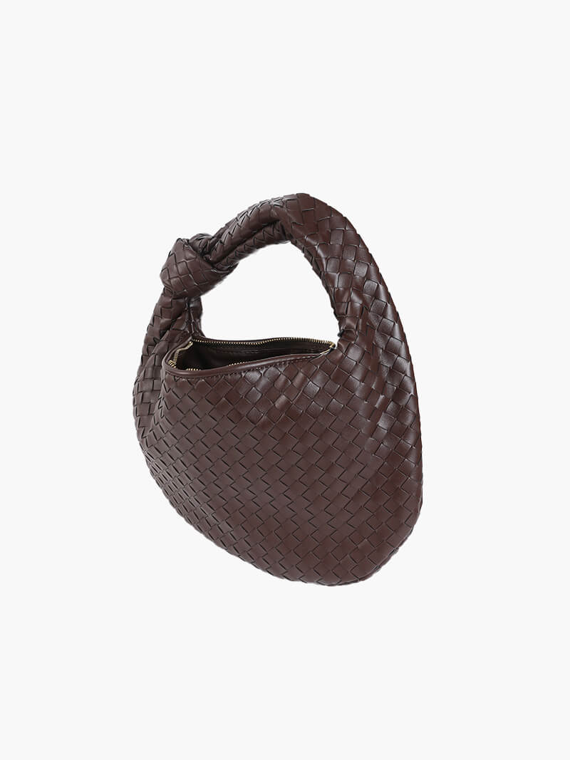 Tegan Woven Leather Handbag | Chic Everyday Style for Women