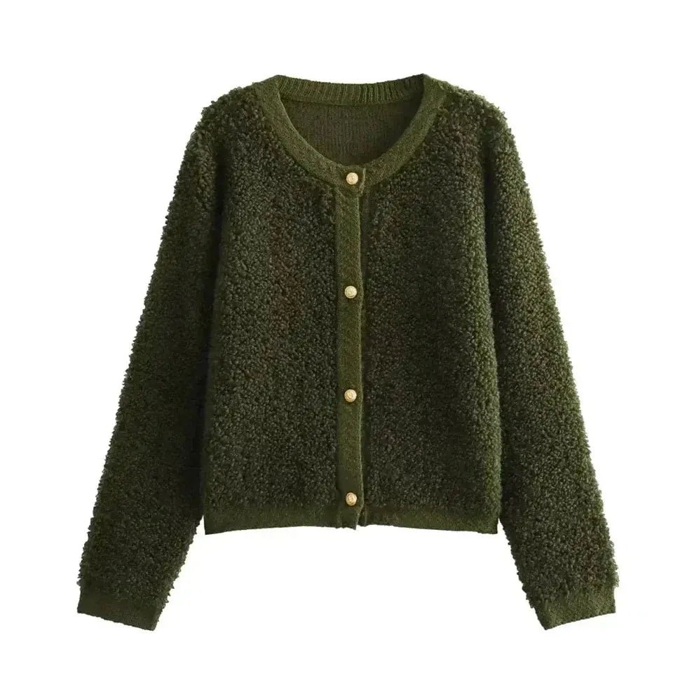 Alessandra | Women's Cozy Textured Knit Cardigan