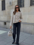 Alessandra | Women's Cozy Textured Knit Cardigan