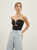 Neta | Fashion-Forward Strapless Bustier Top