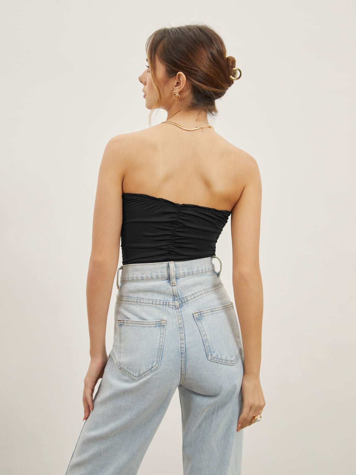 Neta | Fashion-Forward Strapless Bustier Top