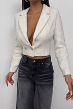 Deana | Chic Women's Cropped Tweed Blazer