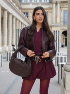 Tegan Woven Leather Handbag | Chic Everyday Style for Women