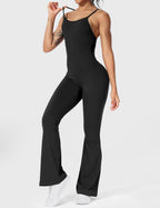 Jessalyn Backless Flare Jumpsuit for Women