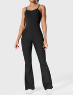Jessalyn Backless Flare Jumpsuit for Women