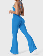 Jessalyn Backless Flare Jumpsuit for Women