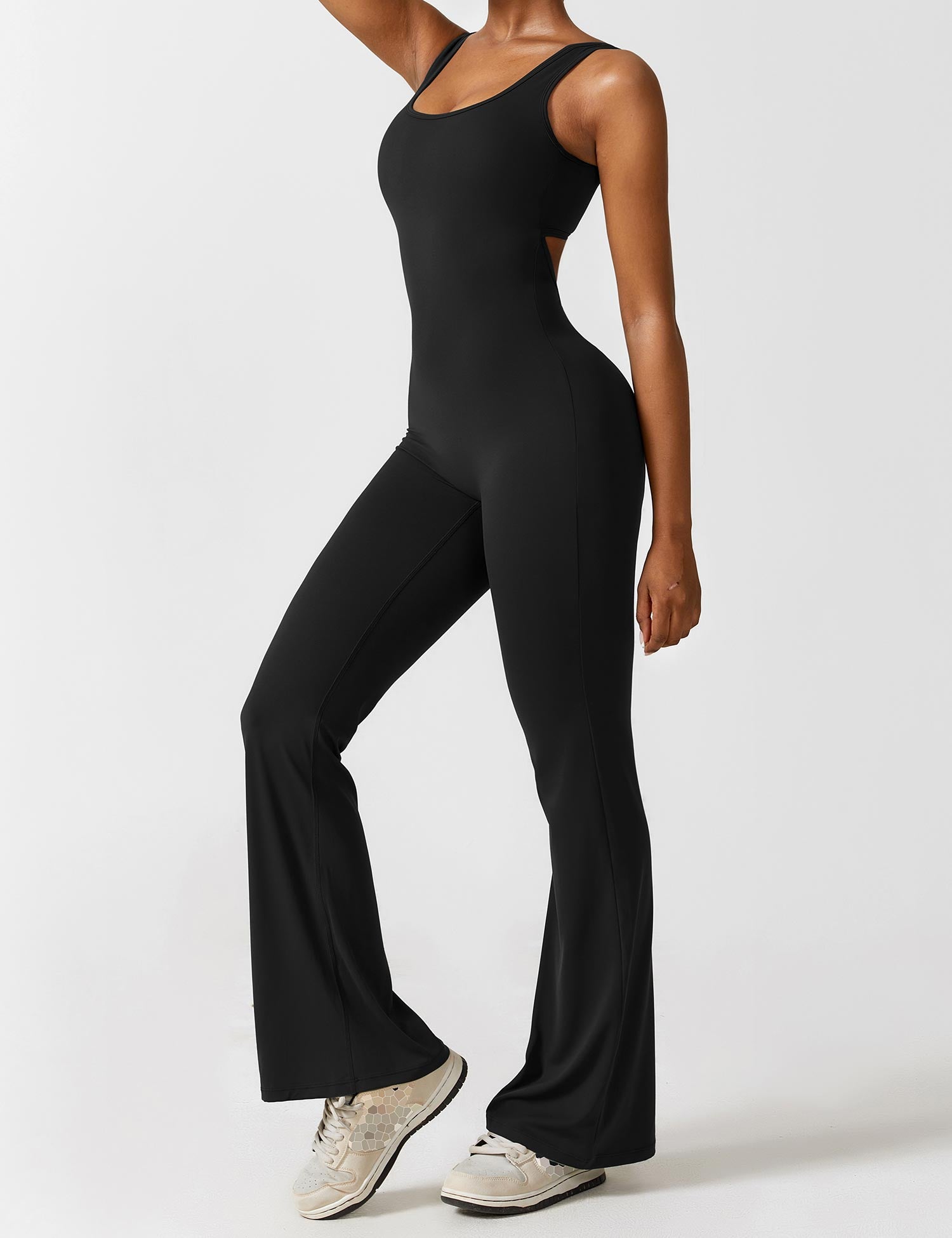 Nyomi Flare Leg Activewear Set | Women's Ruched Design