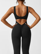 Nyomi Flare Leg Activewear Set | Women's Ruched Design