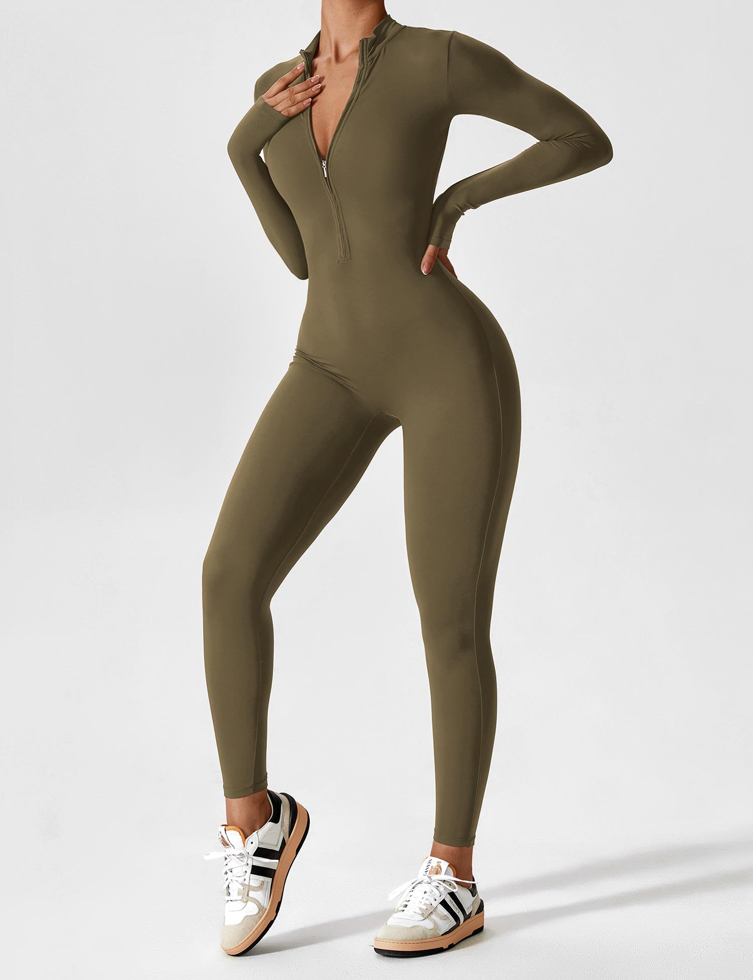 Harper | Women's Seamless Full-Zip Jumpsuit